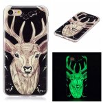 Apple iphone 7 / iphone 8 coque, saturcase beau motif lumineux fluorescent ultra mince flexible doux ...