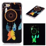 Apple iphone 7 / iphone 8 coque, saturcase beau motif lumineux fluorescent ultra mince flexible doux ...