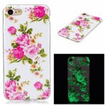 Apple iphone 7 / iphone 8 coque, saturcase beau motif lumineux fluorescent ultra mince flexible doux ...