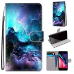 Apple iphone 7 / iphone 8 coque, saturcase beau pu cuir magn�tique flip portefeuille support porte - ...