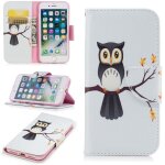 Apple iphone 7 coque, saturcase beau motif pu cuir magn�tique flip portefeuille support porte - carte ...