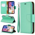 Apple iphone x / xs coque, saturcase litchi pu cuir magn�tique flip portefeuille support porte - carte ...