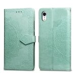 Apple iphone xs max coque, saturcase mandala gaufrage pu cuir magntique flip portefeuille support porte ...