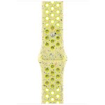 Apple mxu73zm / a accessoire intelligent � porter sur soi bande jaune fluoro�lastom�re pour apple watch ...