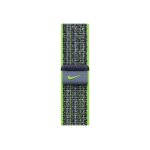 Apple nike - boucle pour montre intelligente - 41 mm - 130 - 190 mm - vert brillant / bleu