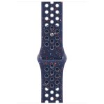 Apple nike - bracelet pour montre intelligente - 46mm - taille p / m - ruban bleu - pour watch herm�s ...