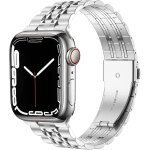 Compatible avec l'apple watch 38 mm et 40 mm, ce bracelet de rechange en acier inoxydable dispose d'une ...