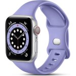 Compatible avec apple watch bracelet 38mm 40mm 41mm 42mm 44mm 45mm 46mm 49mm, bracelets silicone de remplaceme ...