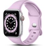 Compatible avec apple watch bracelet 38mm 40mm 41mm 42mm 44mm 45mm 46mm 49mm, bracelets silicone de remplaceme ...