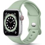 Compatible avec apple watch bracelet 38mm 40mm 41mm 42mm 44mm 45mm 46mm 49mm, bracelets silicone de remplaceme ...