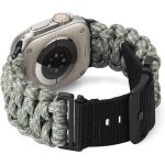 Compatible avec apple watch bracelet paracorde 550 49mm tress militaire style robuste bracelet de remplacemen ...