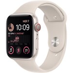 Apple watch se (gps + cellular) - 2e gnration - 44 mm - aluminium droit - montre intelligente avec ...