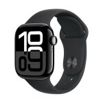 Apple watch series 10 oled 42 mm num�rique 374 x 446 pixels ecran tactile noir wifi gps (satellite)