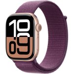 Apple watch series 10 gps - botier aluminium 42 mm finition or rose - boucle