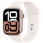 Apple watch series 10 gps - boîtier aluminium 42 mm finition or rose - taille s / m Apple watch series 10 gps - boîtier aluminium 42 mm finition or rose - taille s / m
