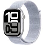 Apple watch series 10 gps + cellular - bo�tier aluminium 46 mm finition argent - boucle