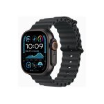 Apple watch ultra 2 gps + cellular 49 mm botier en titane noir avec bracelet ocean noir