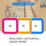 Applique murale led intelligente a induction, forme carre, interrupteur automatique, capteur de lumire, ...