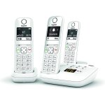 As690a trio - téléphone fixe sans fil avec répondeur, 3 combinés avec grand ecran rétroéclairé pour un ... As690a trio - téléphone fixe sans fil avec répondeur, 3 combinés avec grand ecran rétroéclairé pour un ...