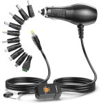 Asfasfq - 34w chargeur voiture multi embout 3v 5v 9v 12v 2a + prise port usb 5v 2a, allume cigare usb ...
