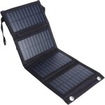 Asfasfq - chargeur de panneau solaire 20w 5. 5v pliable portable chargeur solaire de sortie de puissance ...