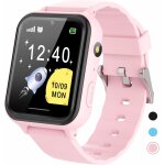 Asfasfq - montre intelligente enfant - montre enfant fille garon avec 10 jeux sos mp3 musique pdomtre ...