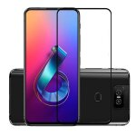 Asus zenfone 6 zs630kl : protection d'�cran en verre tremp� full cover noir - tempered glass screen protector ...