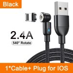 Aufu - câble micro usb / type - c magnétique rotatif a 540 , 3m, cordon de chargeur etonnante té pour ... Aufu - câble micro usb / type - c magnétique rotatif a 540 , 3m, cordon de chargeur etonnante té pour ...