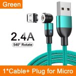 Aufu - câble micro usb / type - c magnétique rotatif a 540 , 3m, cordon de chargeur etonnante té pour ... Aufu - câble micro usb / type - c magnétique rotatif a 540 , 3m, cordon de chargeur etonnante té pour ...