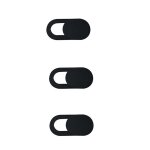 Autocollant ovale pour camra de tlphone portable, couverture de protection pour webcam, housse de ...