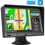 Awesafe gps navigateur 9 pouces pour voitures et camions, avec pare - soleil et bluetooth, mises  jour ...