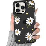 Ayu - transparente coque pour iphone 16 pro, aesthetic fleur motif etui chrysanthmes design housse de ...