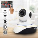 Babyphone vido multifonctions 720p hd wifi sans fil ip baby monitor ecoute bb vido