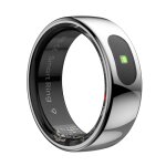 Bague connect�e noire suivi sant� multisports etanche bluetooth longue autonomie argent yonis