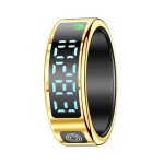 Bague connect�e or geste main sport sant� etanche ip68 batterie longue dur�e or yonis