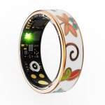 Bague connect�e rose gold suivi sant� cardio sommeil etanche taille 12 yonis