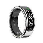 Bague connect�e taille 13 suivi cardiaque oxyg�ne sanguin et sommeil argent yonis