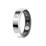 Bague connect�e taille 6 suivi cardiaque oxyg�ne sommeil cycle menstruel argent yonis