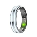 Bague connect�e taille 8 suivi cardiaque sommeil et saturation en oxyg�ne ip68 argent yonis