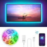 Bandes lumineuses led avec contrôleur wifi flexible, rvb 5050, décoration, rétro eclairage, veilleuse, ... Bandes lumineuses led avec contrôleur wifi flexible, rvb 5050, décoration, rétro eclairage, veilleuse, ...