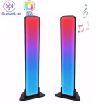 Bande lumineuse led intelligente, contr�le du son, capteur de lumi�re rythmique, lumi�re d'ambiance musicale, ...