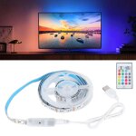 Bande lumineuse led rgb a couleur changeante, 2m, avec télécommande, etanche ip65, bluetooth, musique ... Bande lumineuse led rgb a couleur changeante, 2m, avec télécommande, etanche ip65, bluetooth, musique ...