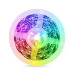 Bande lumineuse led rgb couleur changeante, 2x5m, module wi fi 2. 4 ghz, micro int�gr�, pour alexa google ...