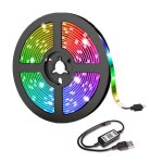 Bande lumineuse led rgb, wi - fi, bluetooth, smd 5050, flexible, 1 / 2 / 5m, etanche, contrle wifi + ...