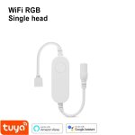 Bande lumineuse led rvb avec télécommande, bande de lampe intelligente tuya, contrôleur wi - fi, 4 broches, ... Bande lumineuse led rvb avec télécommande, bande de lampe intelligente tuya, contrôleur wi - fi, 4 broches, ...