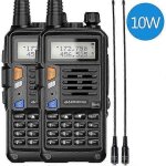 Baofeng uv - s9 plus lot de 2 talkies - walkies bidirectionnels double bande 10 w (136 - 174 mhz vhf ...