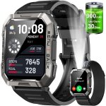 Baolubao militaire smartwatch homme (rpondre / effectuer des appels), fitness tracker avec torche / ...