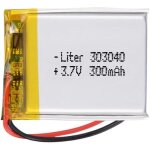 Batterie 303040 lipo 3. 7v 300mah 1. 11wh 1s 5c liter energy battery pour l'lectronique rechargeable ...