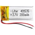 Batterie 401535 lipo 3. 7v 200mah 0. 74wh 1s 5c liter energy battery pour l'lectronique rechargeable ...