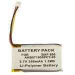 Batterie compatible pour casque sennheiser tr200 de type bap800